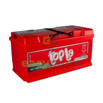 92 Ah/12V Energy Euro (0) низкий TOPLA 108 092