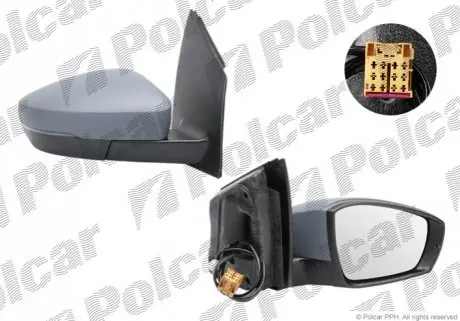 Зеркало наружное правый Polcar 9533525M