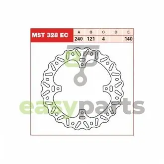 Фото тормозной диск TRW MST328EC Тормозной диск TRW MST328EC