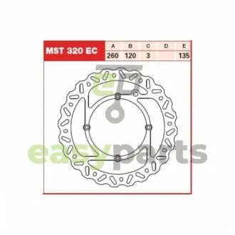 Фото тормозной диск TRW MST320EC Тормозной диск TRW MST320EC