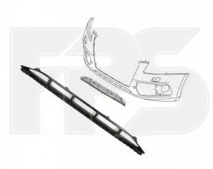 Решетка пластиковая FPS FP 1225 910