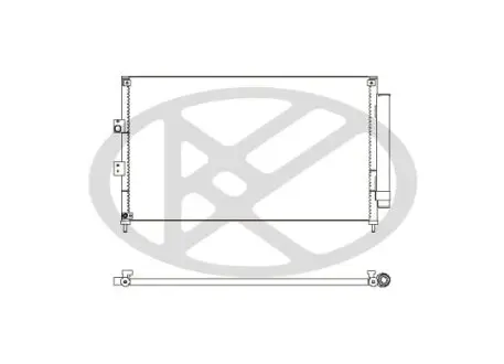 Радиатор кондиционера KOYORAD CD080595