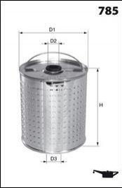 Фільтр масла MECAFILTER ELH4723