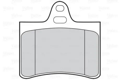 Гальмівні колодки дискові CITROEN C5 "1,6-3,0 "R "01-08 Valeo 302021