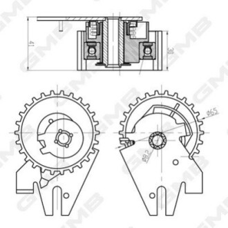 Натяжной ролик GMB GTB0390