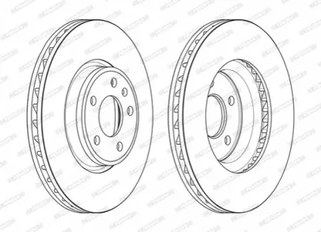 Диск тормозной FERODO DDF2596C1