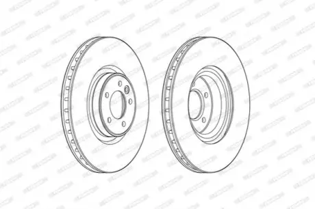 Диск тормозной FERODO DDF2601C1