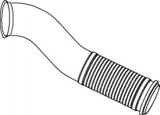 Выхлопная труба Dinex 82235 (фото 1)