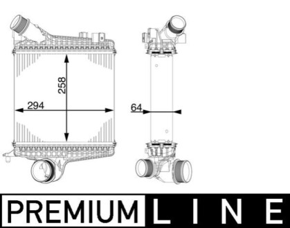 Интеркулер MAHLE / KNECHT CI221000P