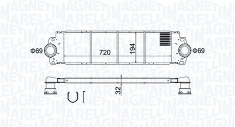 Интеркулер MAGNETI MARELLI 351319204200