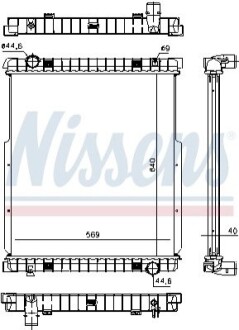 Радиатор NISSENS 63332