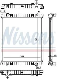 Радиатор NISSENS 63332