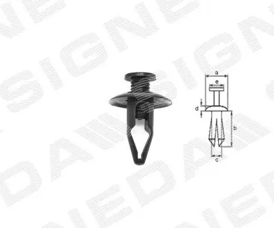Пластмассовые держатели Signeda T136110