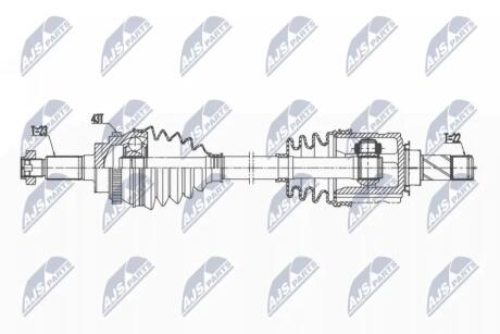 ПРИВОДНОЙ ВАЛ NTY NPW-PL-123