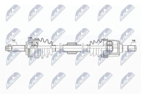 ПРИВОДНОЙ ВАЛ NTY NPW-HY-579