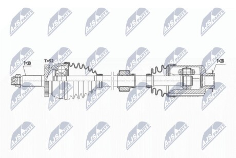 ПРИВОДНОЙ ВАЛ NTY NPW-HY-573