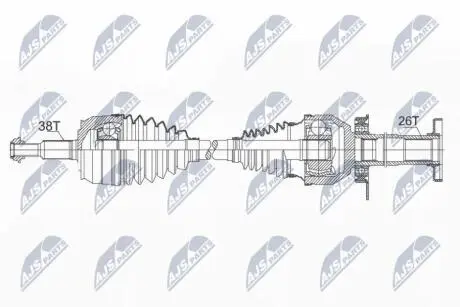 Півосі NTY NPW-VW-103