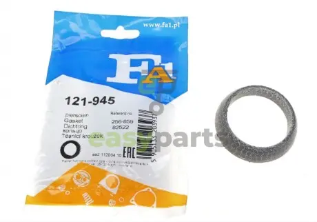Прокладка труби вихлопної Mazda 626 2.0D 83-87/Opel Astra F 1.4 91-93 (45x59.5x13) (кільце) Fischer Automotive One (FA1) 121-945