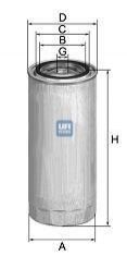 Фильтр топливный UFI 2432300 (фото 1)