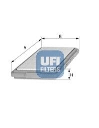 Воздушный фильтр во внутреннее пространство UFI 3081500