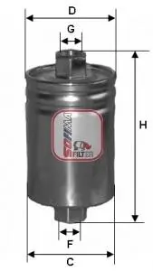 Фiльтр паливний 3175000 ufi + SOFIMA S1589B