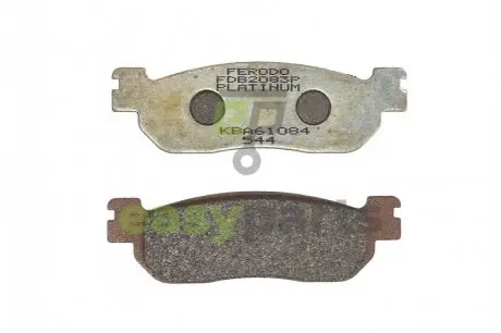 Фото гальмівна колодка FERODO FDB2083P Гальмівна колодка FERODO FDB2083P