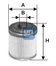 Масляный фильтр UFI 2555300