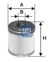 Масляный фильтр UFI 2555300