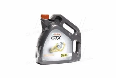 Фото олива двигуна 4L GTX 5W30 C4 (Renault Original) CASTROL 15C8AD Олива двигуна 4L GTX 5W30 C4 (Renault Original) CASTROL 15C8AD