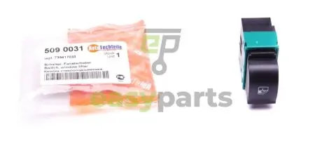 Фото кнопка склопідйомника (L) Fiat Doblo 01- (чорна) AUTOTECHTEILE 509 0031 Кнопка склопідйомника (L) Fiat Doblo 01- (чорна) AUTOTECHTEILE 509 0031