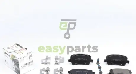 Колодки гальмівні (задні) Land Rover Range Rover 11-/Volvo S80/V70 06- (TRW) BRECK 24496 00 702 00