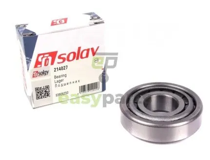 Підшипник (25x62x18.25) Solgy 214027