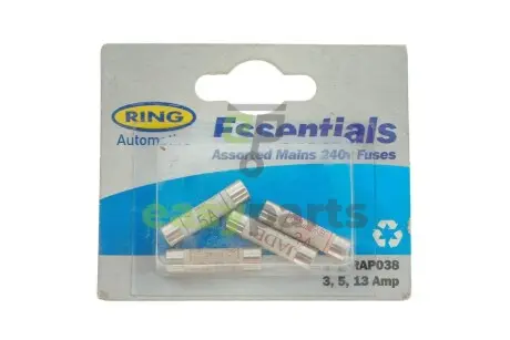 Комплект запобіжників 240V (3A/5A/13A) Ring RAP038