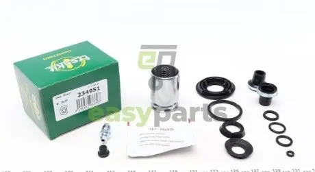 Ремкомплект супорта (заднього) Opel Astra 98-09 (d=34mm) (Bosch) (+поршень з механізмом) FRENKIT 234951