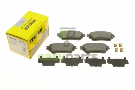 Колодки гальмівні (задні) Mitsubishi Eclipse Cross 17-/Outlander 1.5-3.0 12- (103.9x41.7x14.6) TEXTAR 2286401