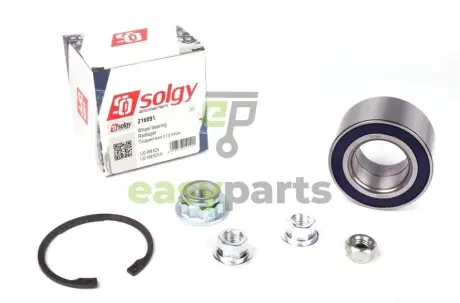 Підшипник маточини (передньої) Skoda Octavia -03/VW Bora/Golf IV/Amulet (40x74x40) (к-кт) Solgy 216091