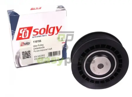 Ролик генератора VW LT 2.5TDI (поліклиновий) (натяжний) (81х26.5) Solgy 110155