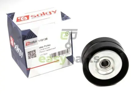 Ролик генератора Ford Transit 2.2-2.4TDCI 06-14 (паразитний) (65x30x10) Solgy 110138