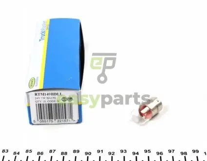Автолампа R5W 24V 5W BA15s (SCC) Truckmaster Heavy Duty/Long Life Ring RTM149HDLL