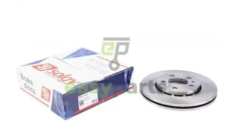 Диск гальмівний (передній) Skoda Octavia/Fabia/Roomster 06- (256x22) Solgy 208085