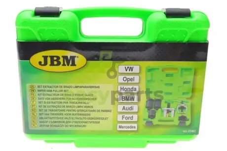 Набір знімачів для склоочисників JBM 53463