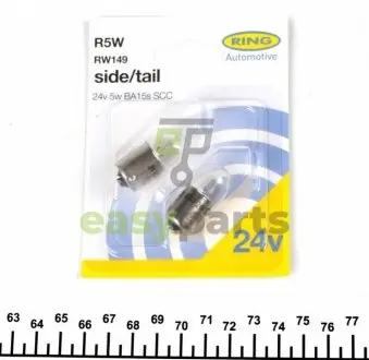 Автолампа R5W Ring RW149