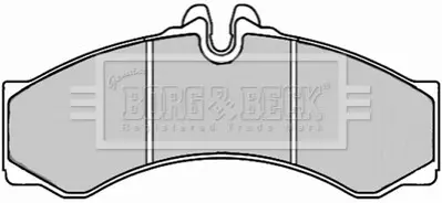 Гальмівні колодки до дисків BORG & BECK BBP2247