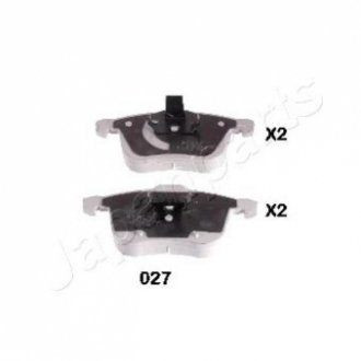 CADILLAC гальмівні колодки дискові BLS, Opel Vectra C 3,0 V6 03- JAPANPARTS PA-027AF