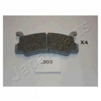 MAZDA Колодки торм. задній 323 1,6GT -93, MX-3/MX-5 JAPANPARTS PP-303AF