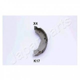 Гальмівні колодки барабан. KIA Sorento 02- JAPANPARTS GF-K17AF