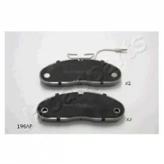 Комплект тормозных колодок, дисковый тормоз JAPANPARTS PA-196AF