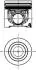 Поршень IVECO 96,20 F1CE3481 (KS) KOLBENSCHMIDT 41106630 (фото 1)