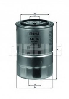 Паливний фільтр MAHLE / KNECHT KC82