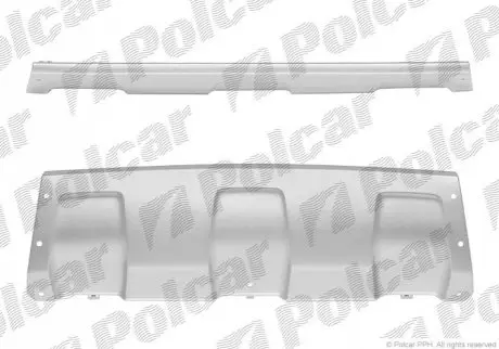 Защита бампера нижний Polcar 28203417